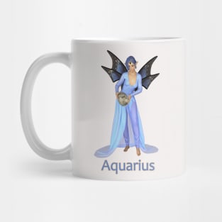 Aquarius woman girl fairy faerie elf water carrier Mug